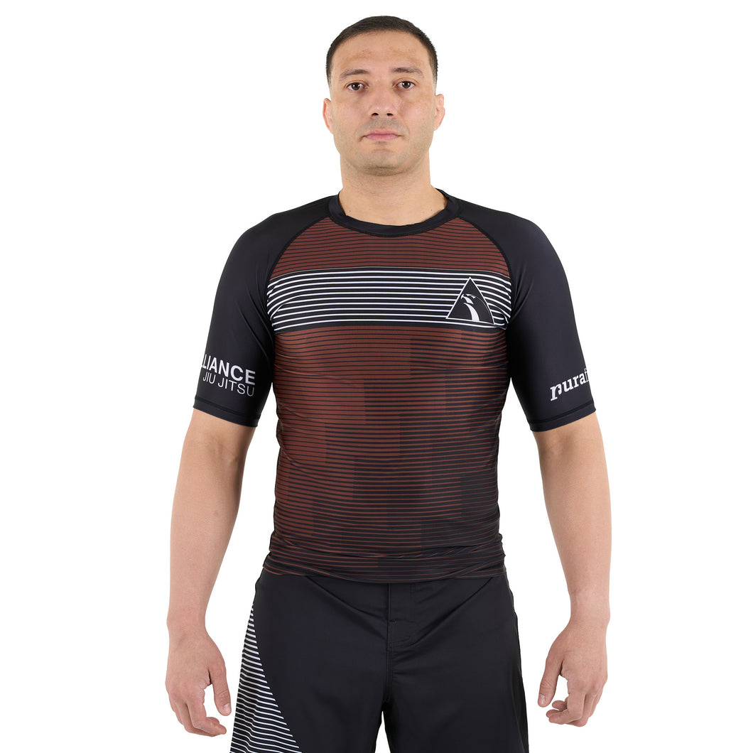 Alliance Adult Unisex Rash Guard Short Sleeve V.3 – Pura Fibra Gear